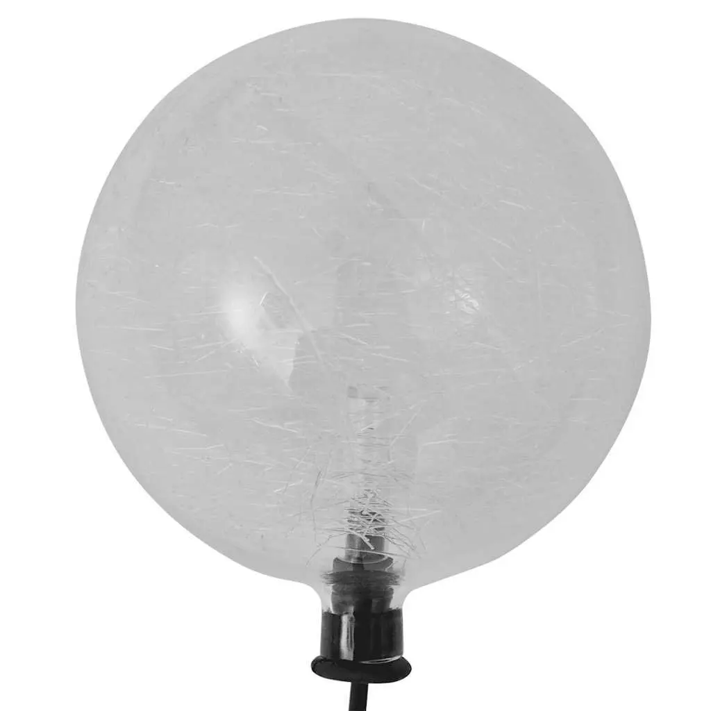 Floating Solar Ball Lights LED 6 Piece Black Durable Plastic Outdoor Pool Pond Garden Lighting