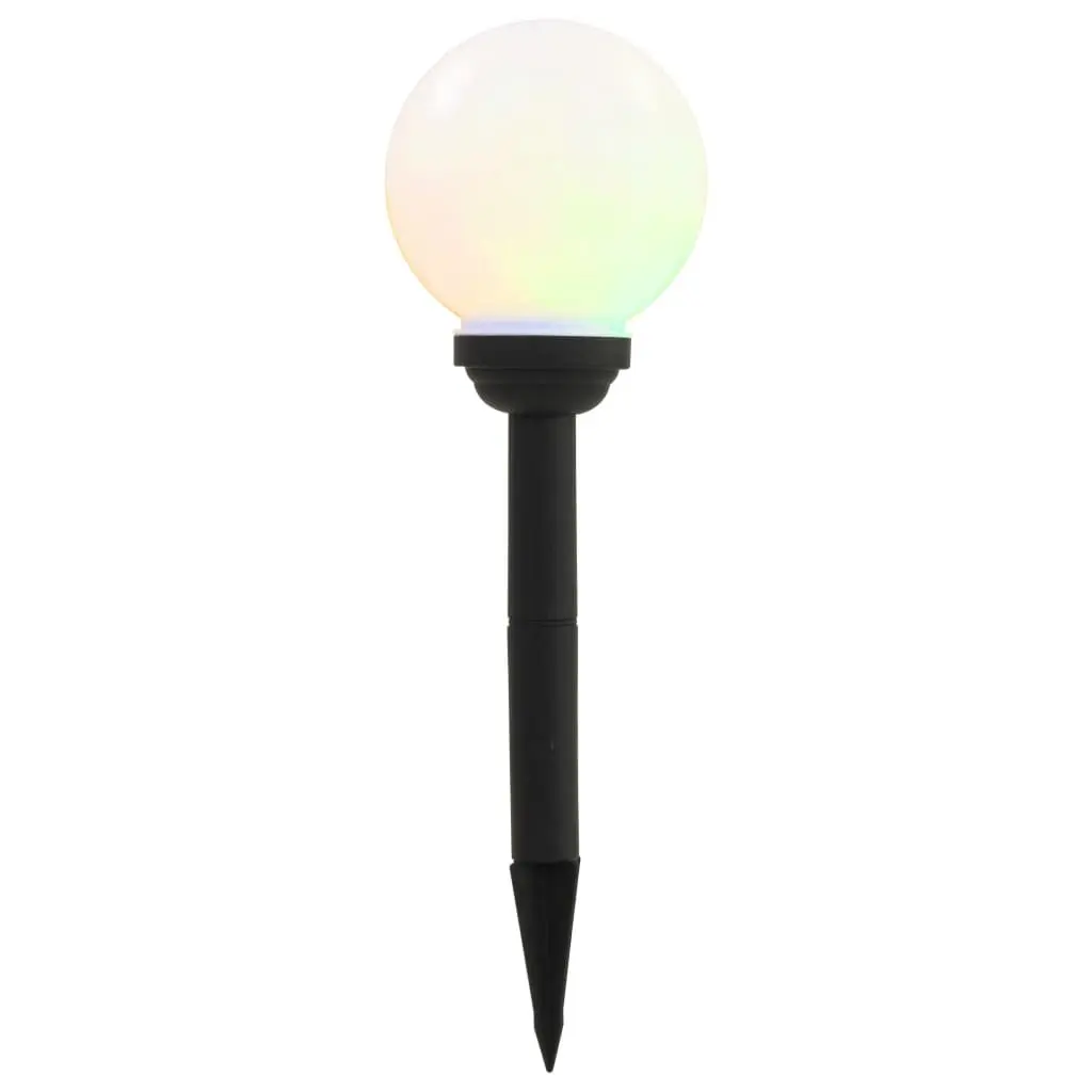 Outdoor Solar Lamps LED Spherical 15cm RGB Color Changing