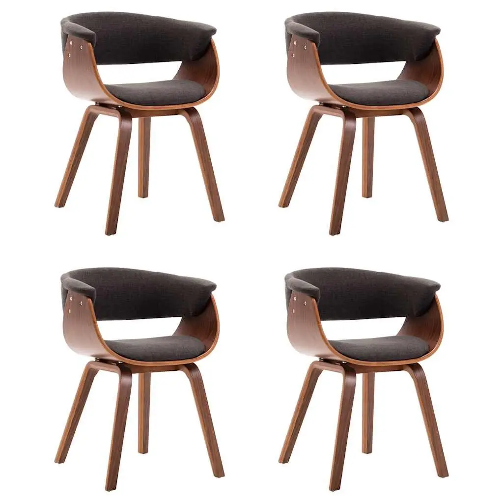 Grey Dining Chairs Set of 4 for Home Use