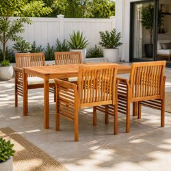 Perfect 5 Piece Outdoor Dining Set for Family Gatherings