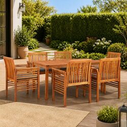Versatile 7 Piece Outdoor Dining Set for Your Patio