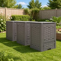 Practical 3-Pack Composters for Your Home Garden