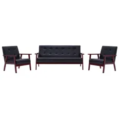 Practical 3 Piece Sofa Set for Your Living Room