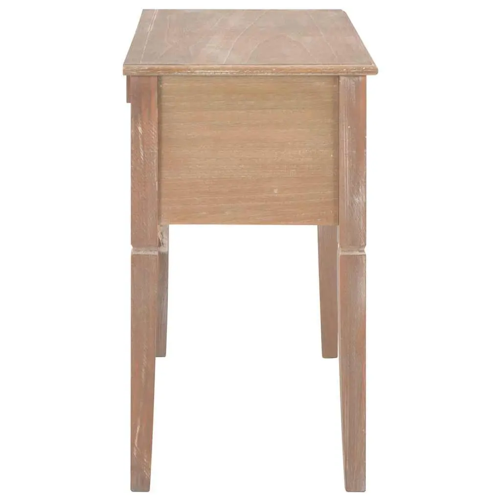 Brown Wood Writing Desk with Five Drawers Spacious Desktop Office Study Furniture