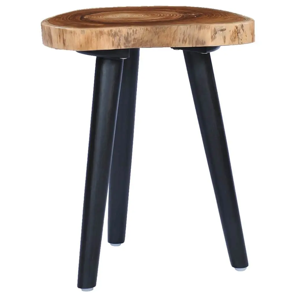 Round Coffee Table Handmade Teak Root Top Mango Wood Base Brown 40cm x 45cm