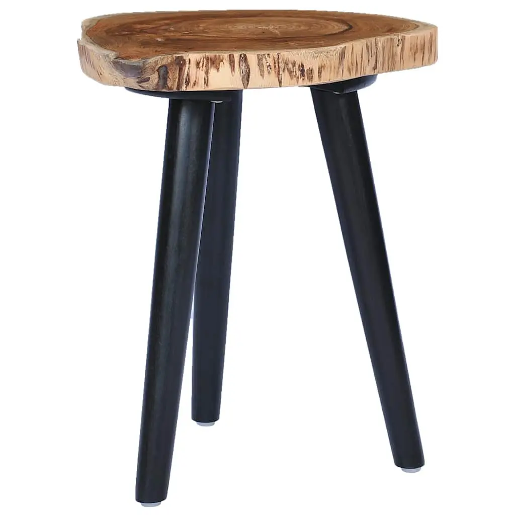 Round Coffee Table Handmade Teak Root Top Mango Wood Base Brown 40cm x 45cm