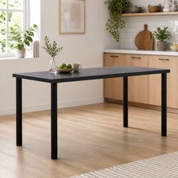 Functional Black Dining Table for Everyday Use