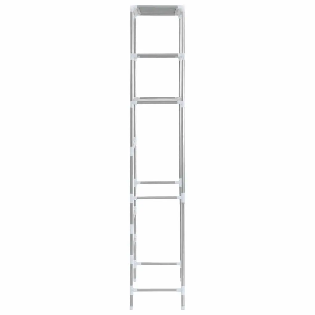 3 Tier Silver Storage Rack Stainless Steel Bathroom Organizer Over Toilet