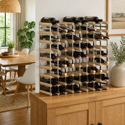 72-Bottle Wine Rack for Home Use