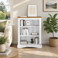 Practical 3-Tier Wooden Bookcase for Home Use