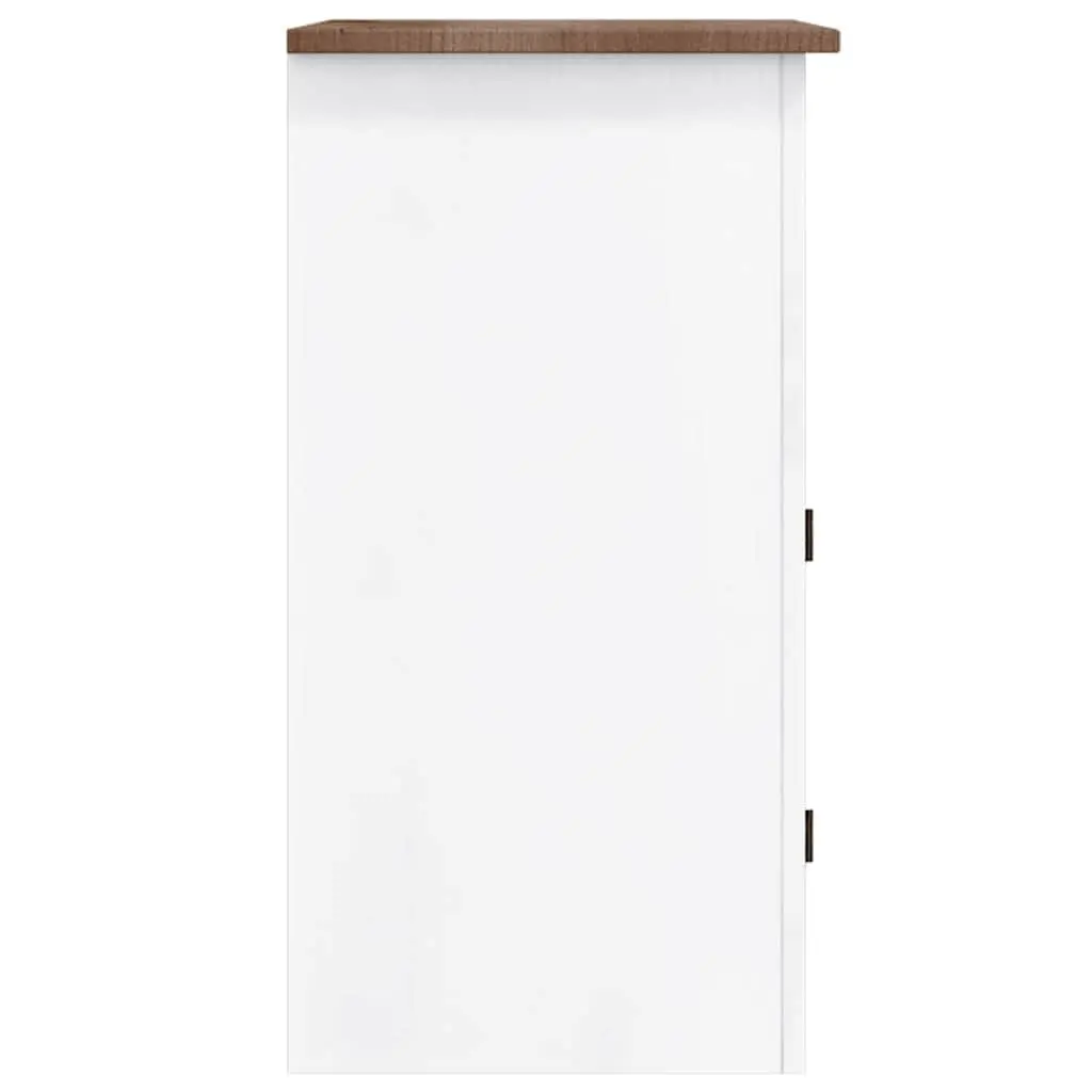 TV Cabinet White Mexican Style Living Room Entertainment Unit Storage Furniture