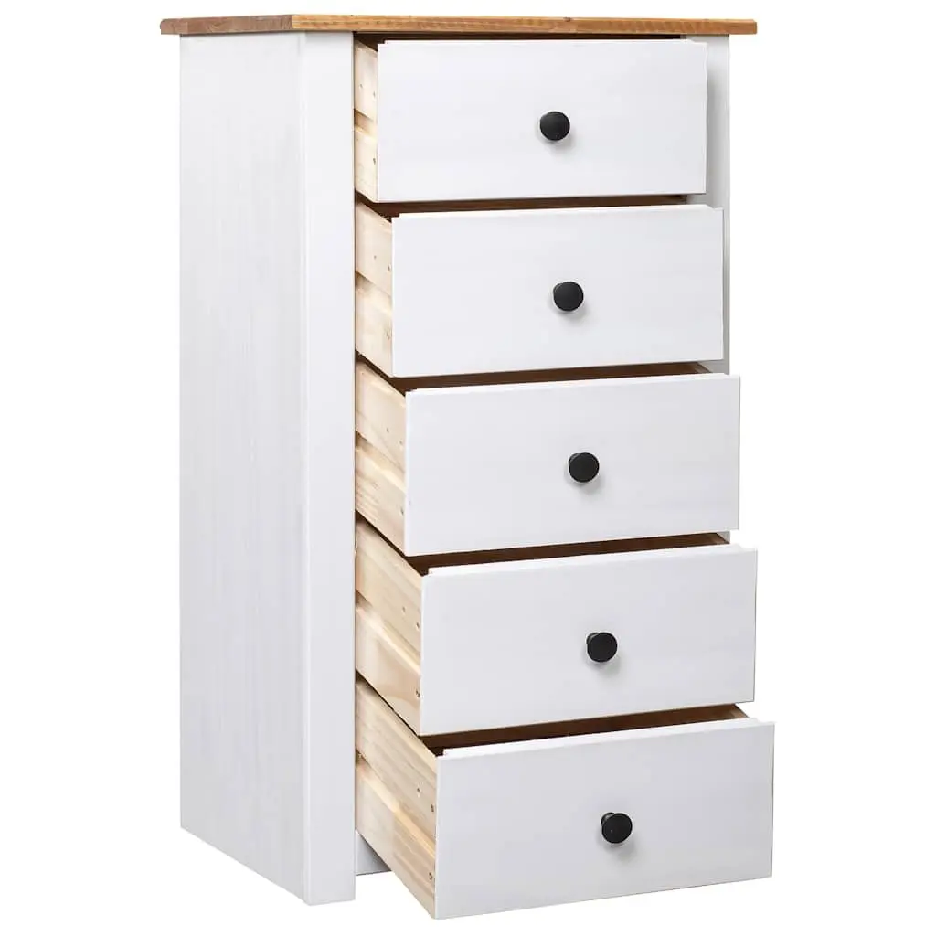 White Sideboard with 5 Drawers