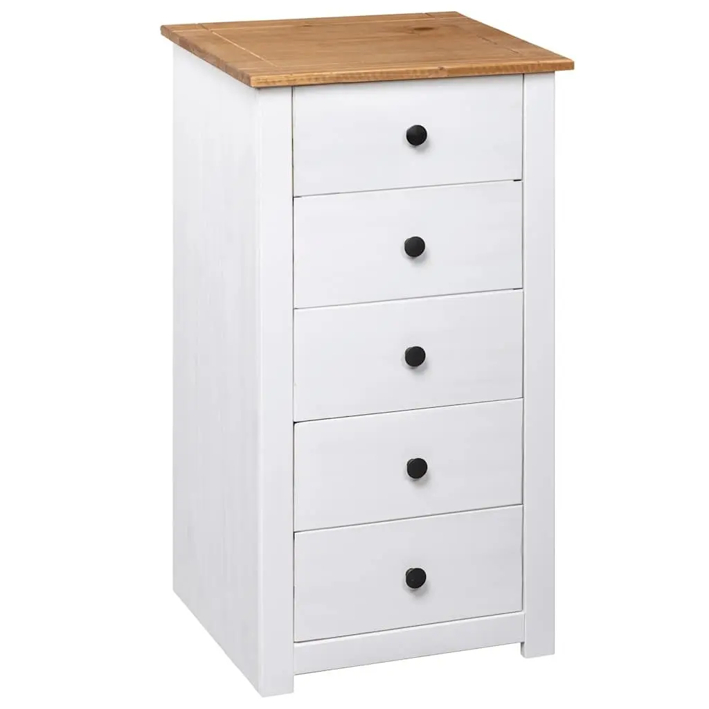 White Sideboard with 5 Drawers