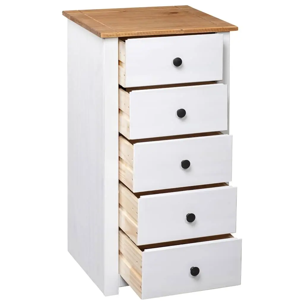 White Sideboard with 5 Drawers