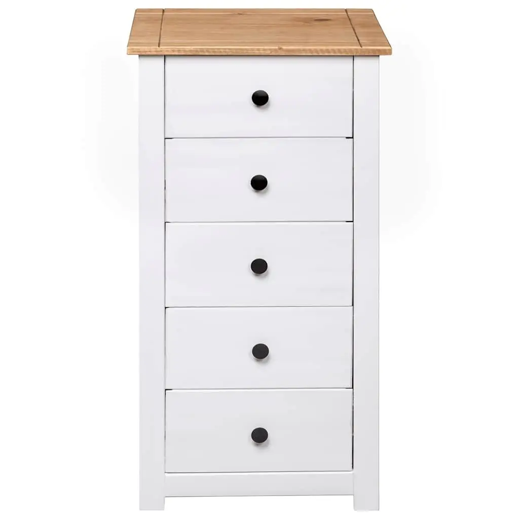 White Sideboard with 5 Drawers