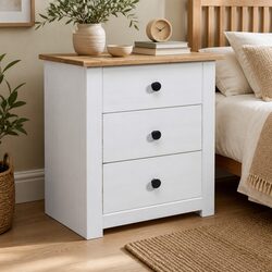 Functional Bedside Cabinet for Bedroom or Living Room