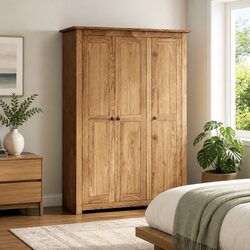 Versatile 3-Door Wardrobe for Bedroom Storage Needs