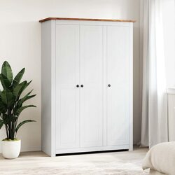 Functional 3-Door Wardrobe for Bedroom Organization