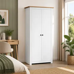 Practical White Wardrobe for Essential Storage Solutions