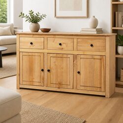 Functional Solid Pinewood Sideboard for Every Home