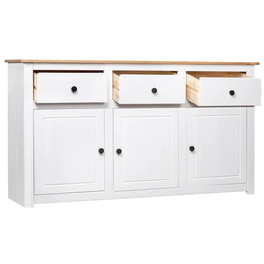 White Pinewood Sideboard for Storage