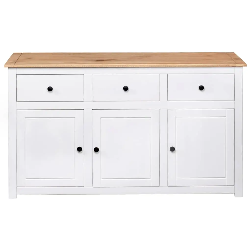 White Pinewood Sideboard for Storage