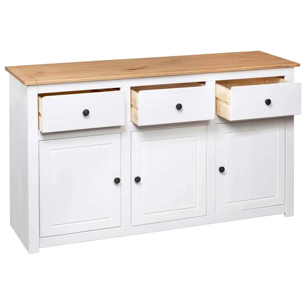 White Pinewood Sideboard for Storage