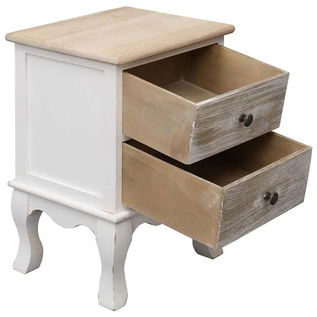 White Nightstands for Bedroom or Living Room
