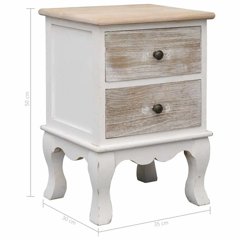 White Nightstands for Bedroom or Living Room