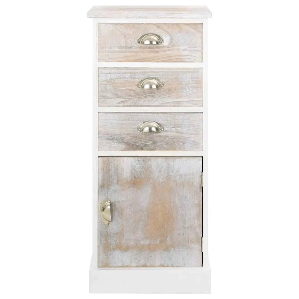 White Wooden Side Cabinet for Various Spaces
