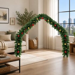 Practical 5m Green Christmas Garland for Your Home