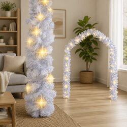 Versatile 10m Christmas Garland LED Lights for Any Setting