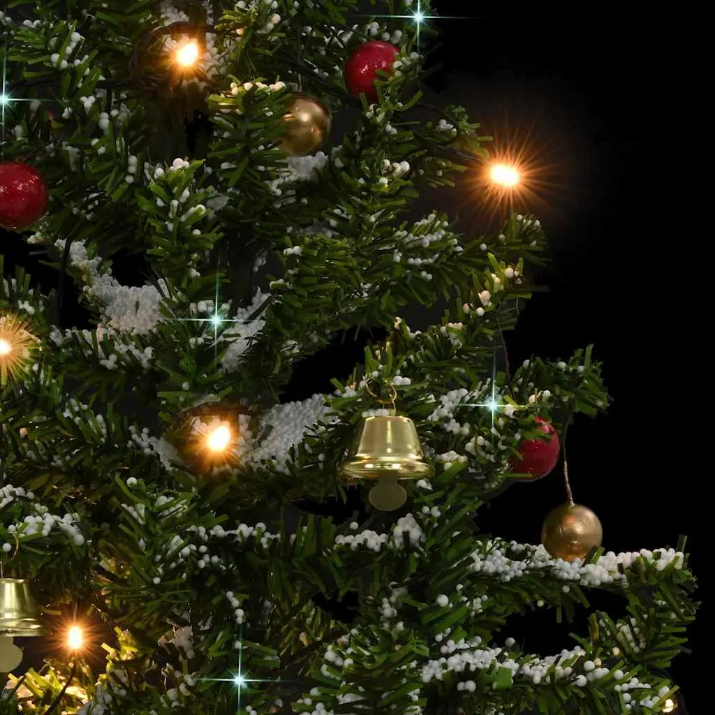 Artificial Christmas Tree Green 75cm with Snow Effect Umbrella Base