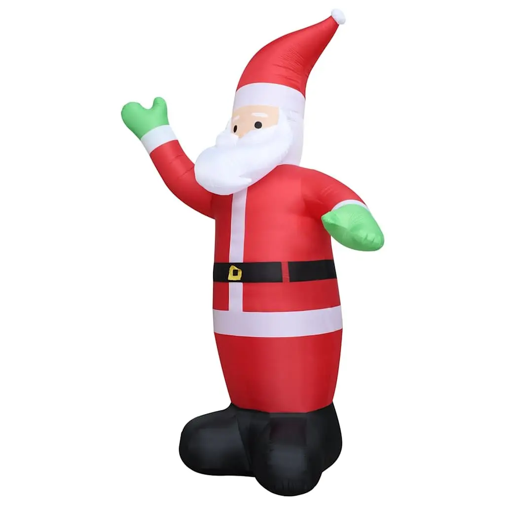 Inflatable Santa Claus Decoration Polyester 600cm XXL Outdoor Waving Display