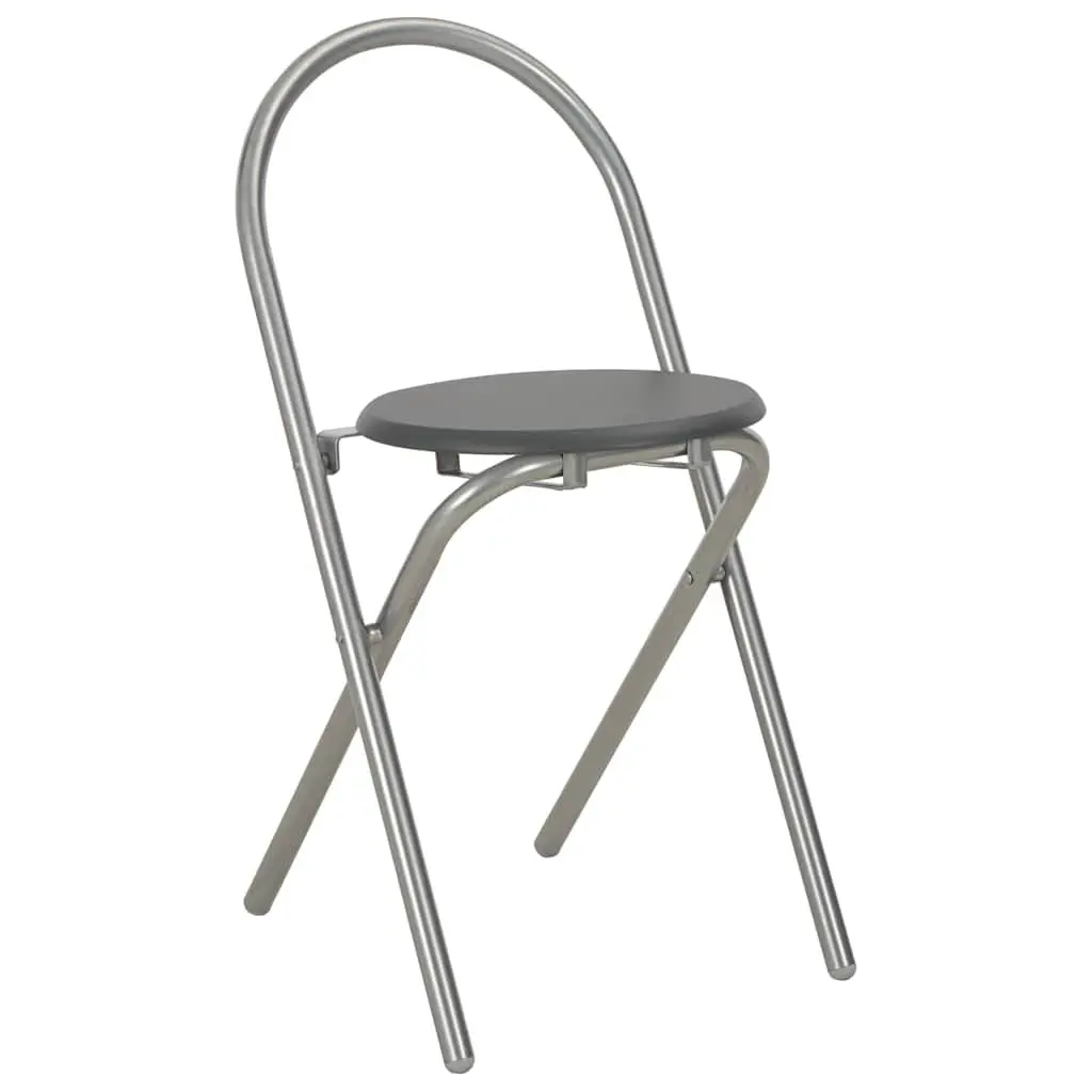 3 Piece Folding Dining Set with Storage Rack
