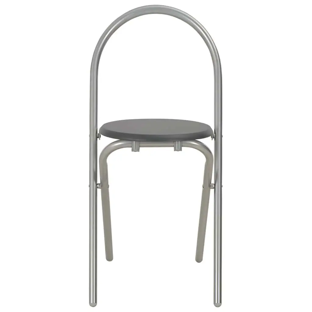 3 Piece Folding Dining Set with Storage Rack