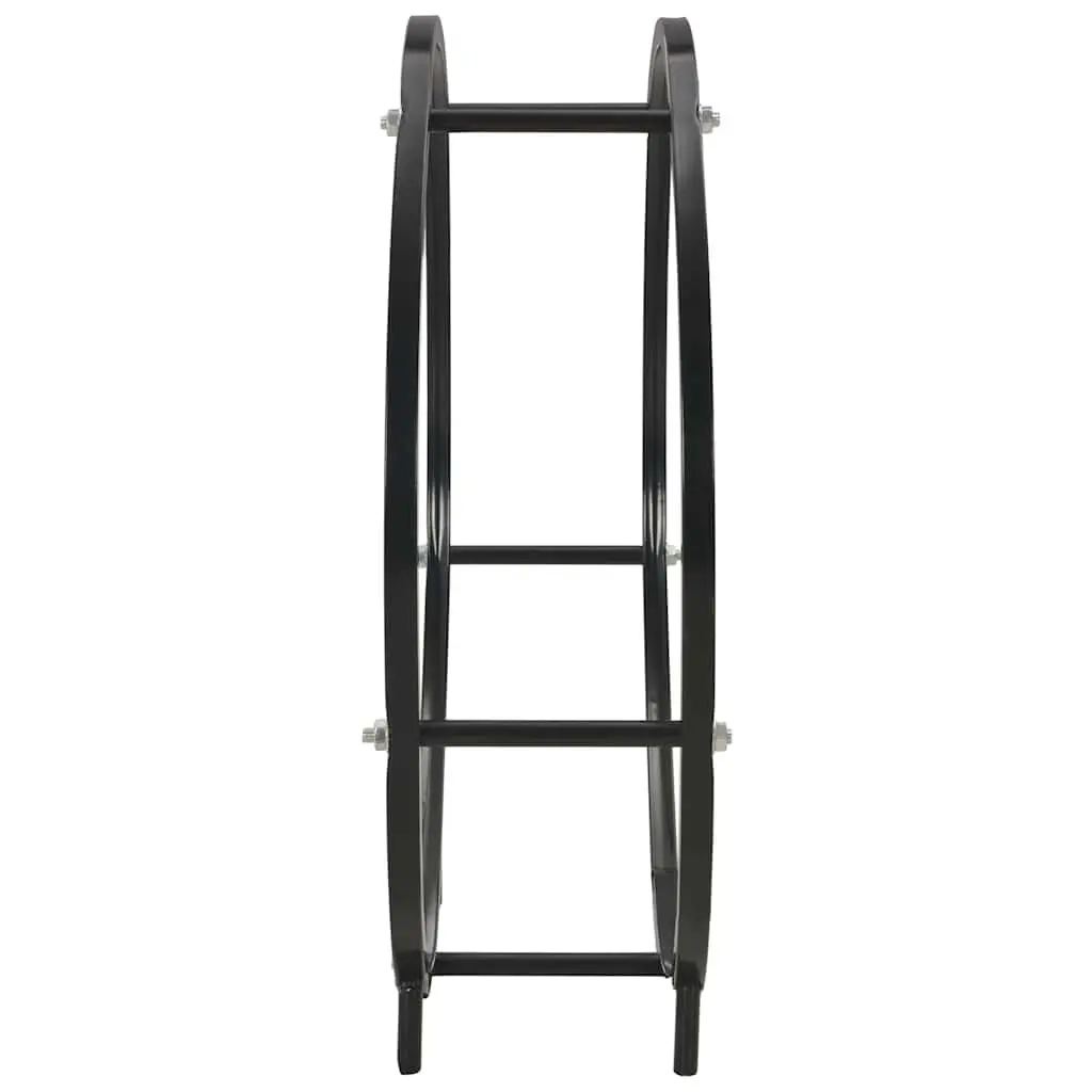 Firewood Rack Steel 70cm Black Log Holder Storage Fireplace Wood Stove Accessories