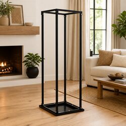 Practical Firewood Rack with Base for Everyday Use