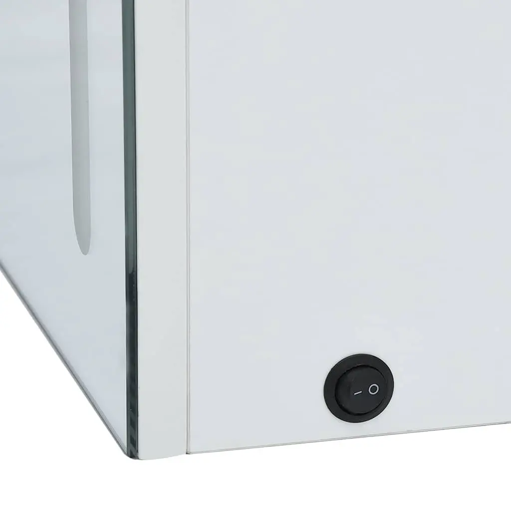 Wall Mounted Storage Cabinet LED Bathroom Vanity Mirror White 80x12.2x68cm