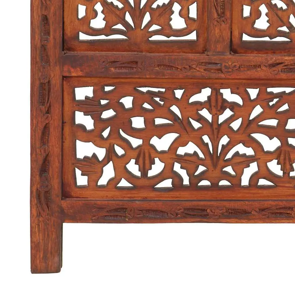 4-Panel Room Divider for Bedrooms and Living Areas