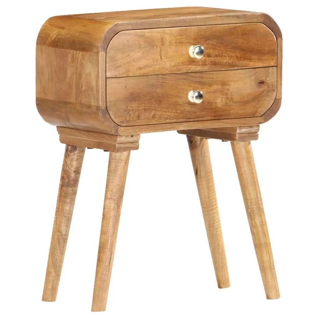 2 Drawer Bedside Cabinet for Organized Bedrooms