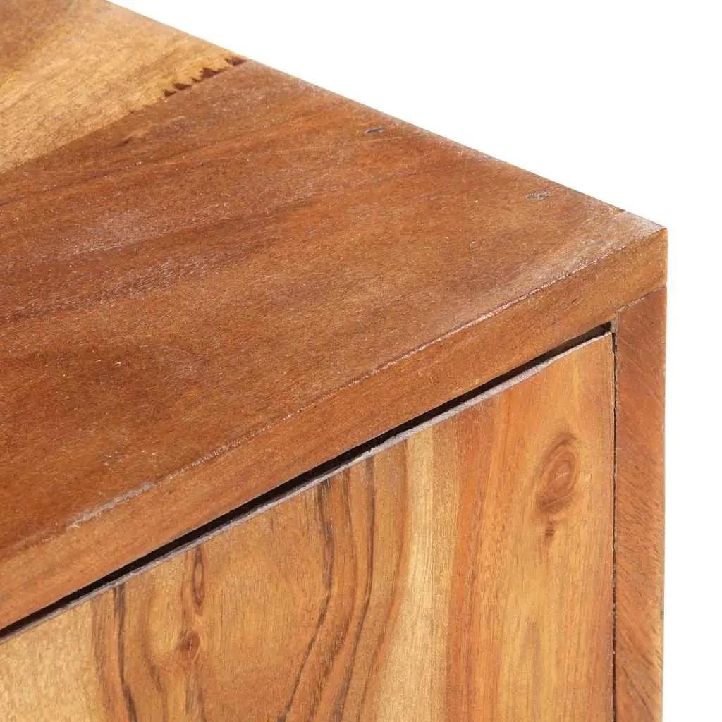 TV Cabinet 140x30x50 cm Brown Solid Acacia Wood Living Room Storage Unit