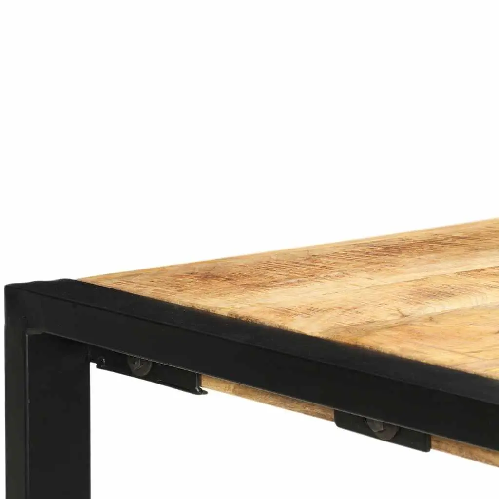 Bar Table Solid Mango Wood 110cm x 60cm x 110cm Brown Industrial Retro Style