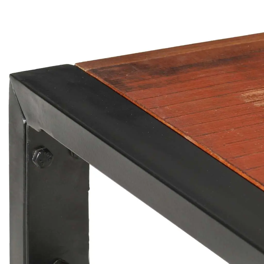 Bar Table Solid Reclaimed Wood 180x90x110 cm Industrial Style Brown Kitchen Dining Room
