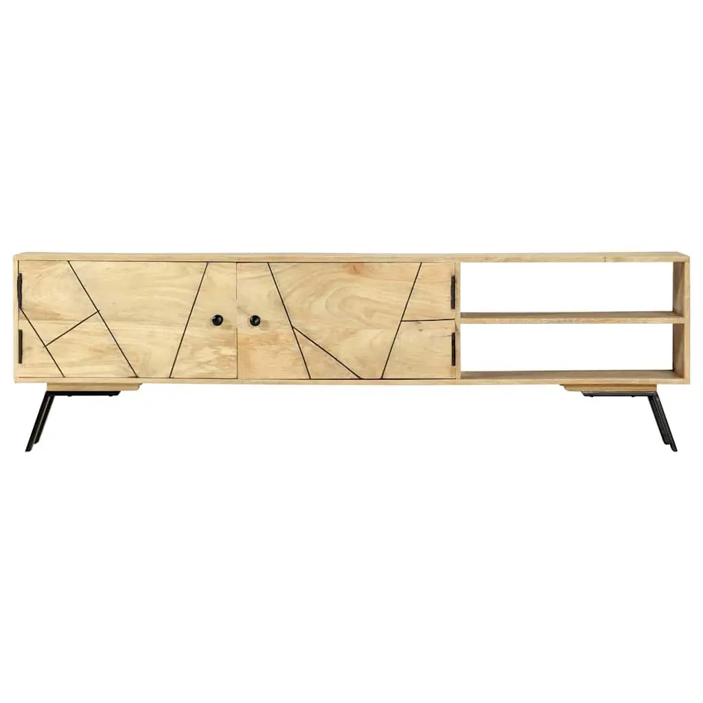Solid Mango Wood TV Cabinet for Home Use