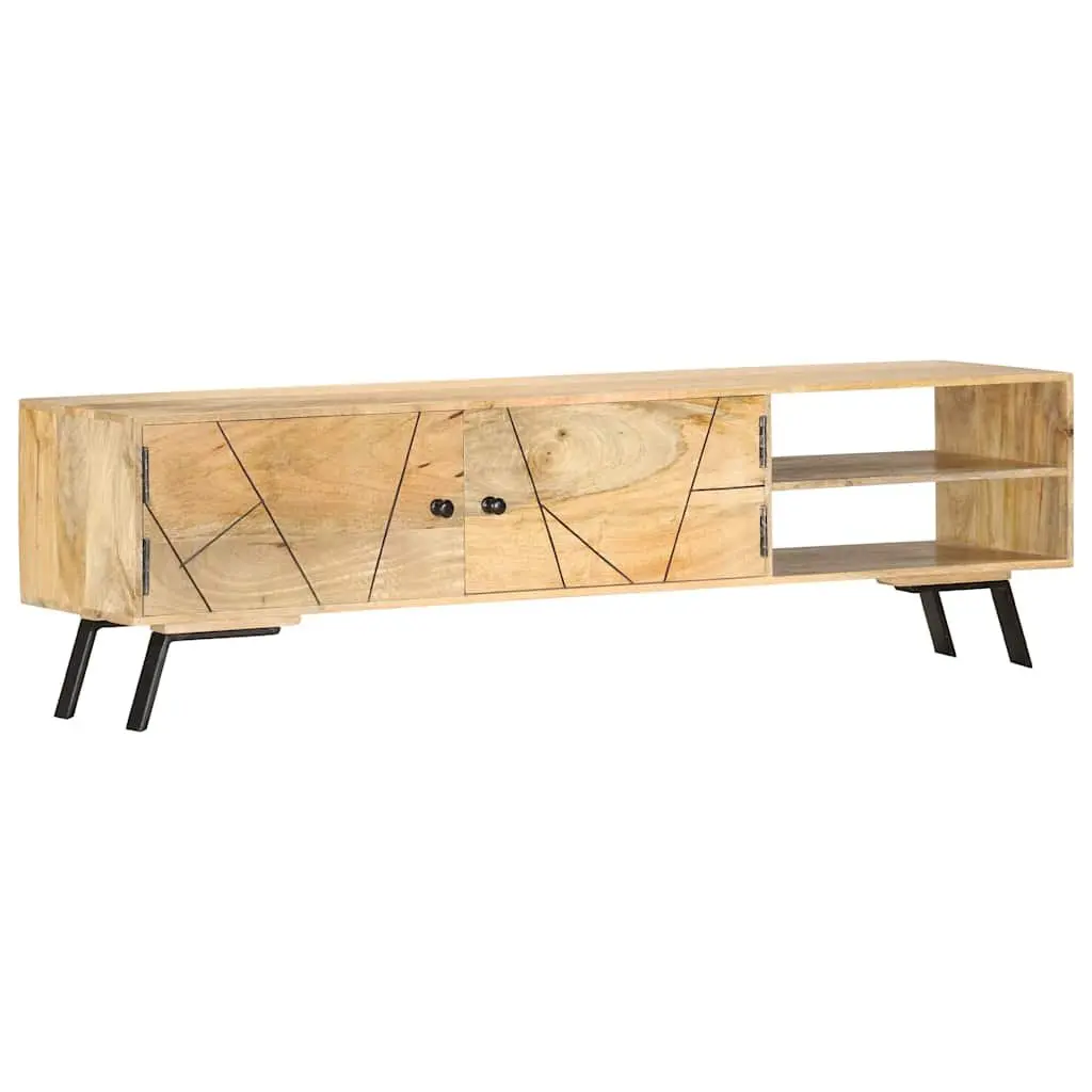 Solid Mango Wood TV Cabinet for Home Use