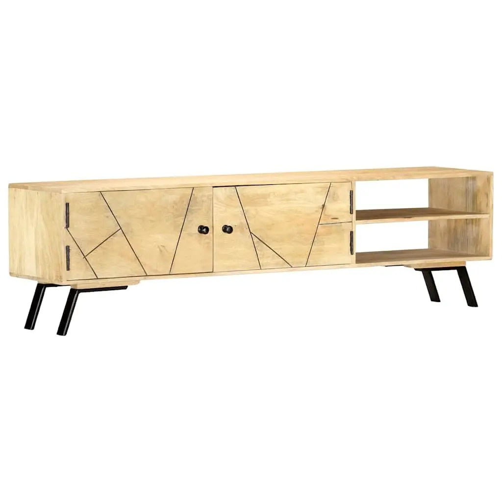 Solid Mango Wood TV Cabinet for Home Use