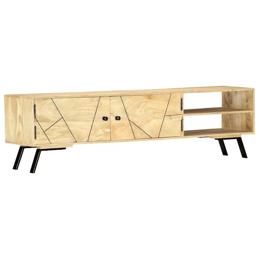 Solid Mango Wood TV Cabinet for Home Use
