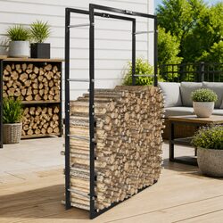 Practical Firewood Rack for Home Use