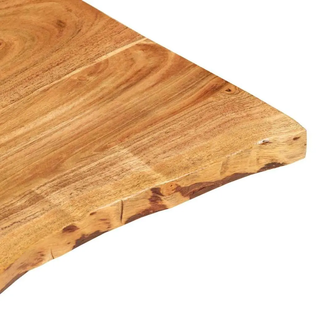 Solid Acacia Wood Vanity Top for Bathroom Use 80x52cm